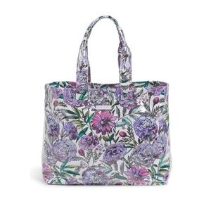 NWT VERA BRADLEY Lavender Meadows City Shopper Tote